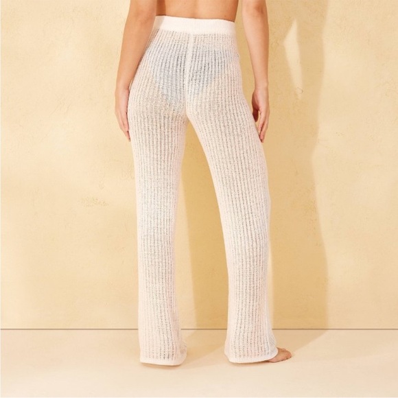 Shade & Shore Cream Crochet Woman’s Cover Up Pants Size XL NWOT! - Picture 1 of 6